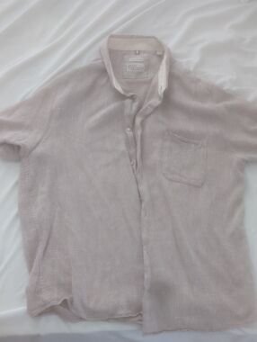 Men's Linen Shirt - XL